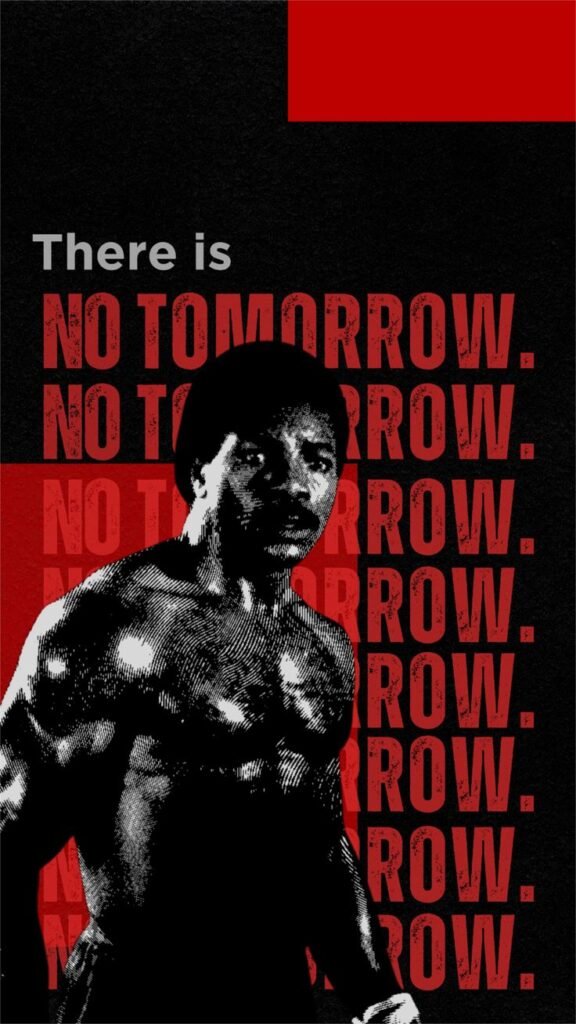 THERE IS NO TOMORROW A4 SIZE POSTER
